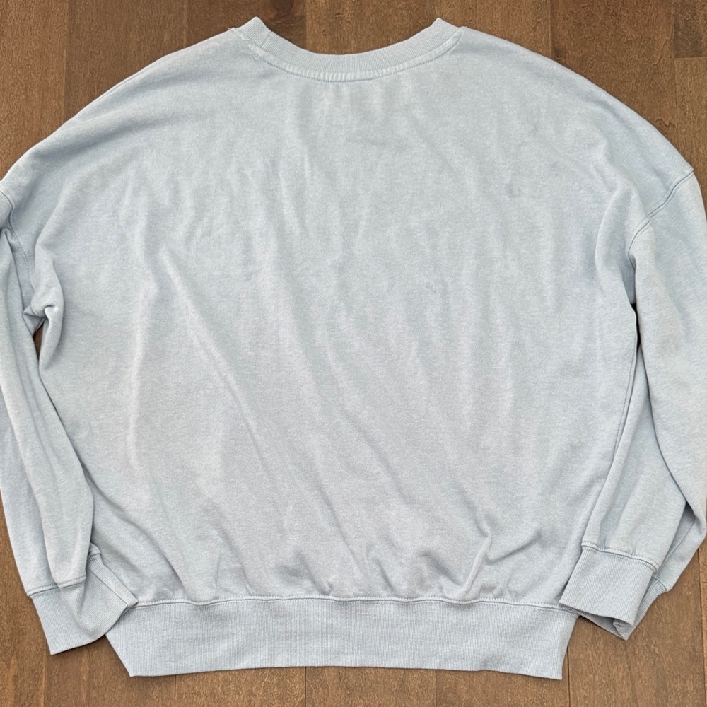 ‘Let’s Take a Walk’ Blue Pullover 3/$30 - Picture 4 of 5